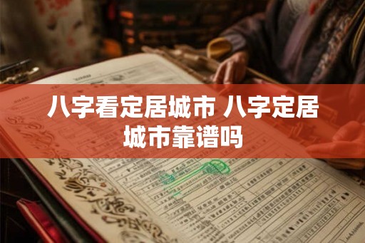 八字看定居城市 八字定居城市靠谱吗