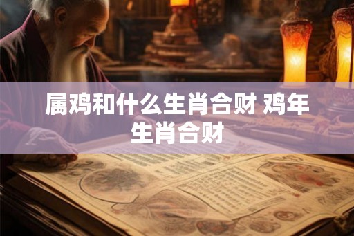 属鸡和什么生肖合财 鸡年生肖合财