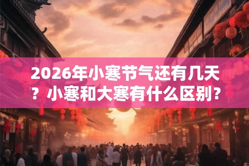 2026年小寒节气还有几天?小寒和大寒有什么区别? 2026年小寒节气还有几天?小寒和大寒有什么区别?