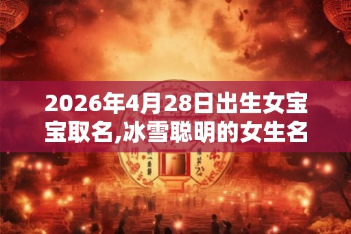 2026年4月28日出生女宝宝取名,冰雪聪明的女生名字