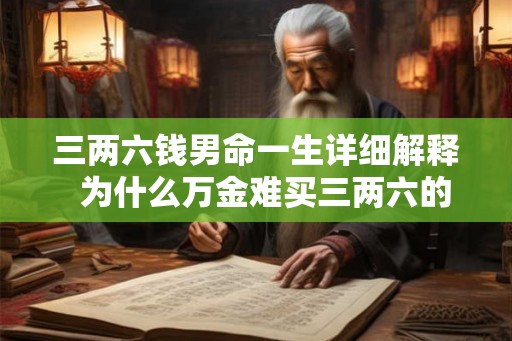 三两六钱男命一生详细解释  为什么万金难买三两六的命
