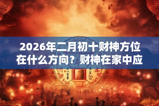 2026年二月初十财神方位在什么方向？财神在家中应该放在什么位置？