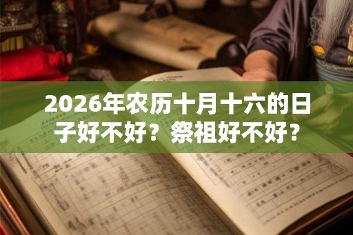 2026年农历十月十六的日子好不好？祭祖好不好？