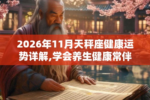 2026年11月天秤座健康运势详解,学会养生健康常伴