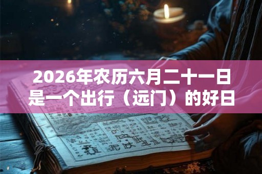 2026年农历六月二十一日是一个出行（远门）的好日子？
