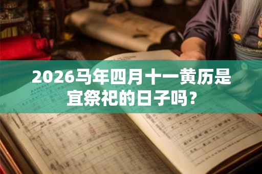2026马年四月十一黄历是宜祭祀的日子吗？