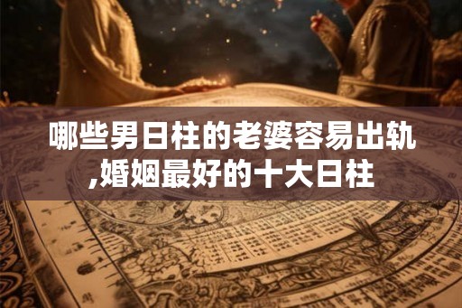 哪些男日柱的老婆容易出轨,婚姻最好的十大日柱