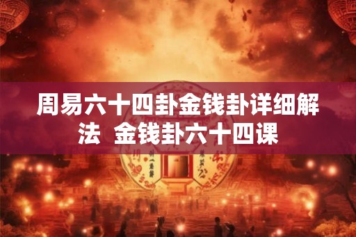 周易六十四卦金钱卦详细解法  金钱卦六十四课