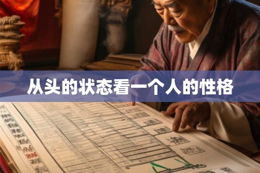 从头的状态看一个人的性格