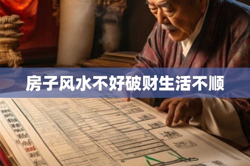 房子风水不好破财生活不顺