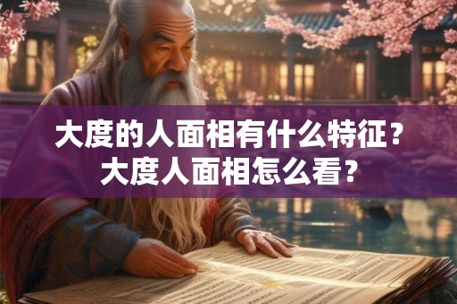 大度的人面相有什么特征？大度人面相怎么看？