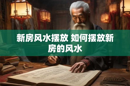 新房风水摆放 如何摆放新房的风水