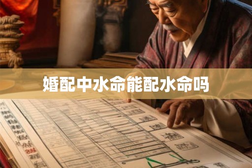 婚配中水命能配水命吗