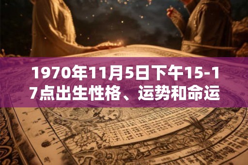 1970年11月5日下午15-17点出生性格、运势和命运