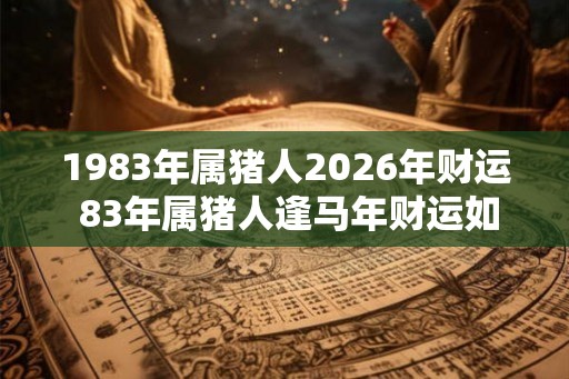1983年属猪人2026年财运 83年属猪人逢马年财运如何
