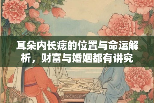 耳朵内长痣的位置与命运解析，财富与婚姻都有讲究
