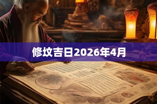 修坟吉日2026年4月