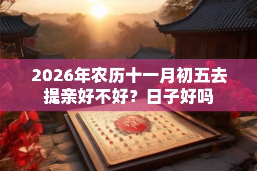 2026年农历十一月初五去提亲好不好？日子好吗