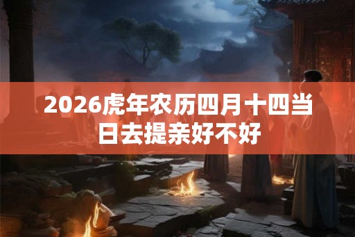 2026虎年农历四月十四当日去提亲好不好