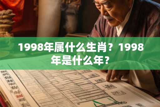 1998年属什么生肖?1998年是什么年? 1998年属什么生肖?1998年是什么年?