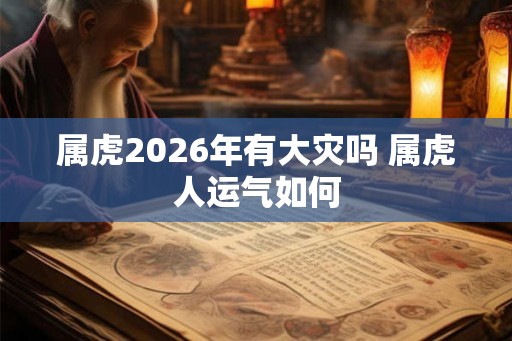 属虎2026年有大灾吗 属虎人运气如何