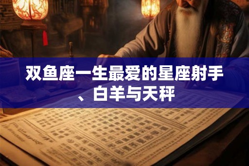 双鱼座一生最爱的星座射手、白羊与天秤 双鱼座一生最爱的星座射手、白羊与天秤