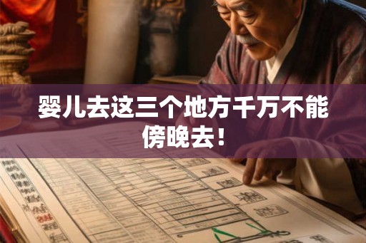 婴儿去这三个地方千万不能傍晚去！