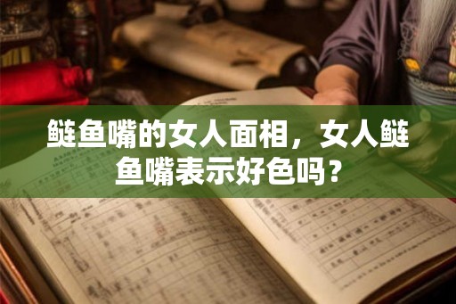 鲢鱼嘴的女人面相,女人鲢鱼嘴表示好色吗? 鲢鱼嘴的女人面相,女人鲢鱼嘴表示好色吗?