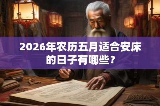 2026年农历五月适合安床的日子有哪些? 2026年农历五月适合安床的日子有哪些?