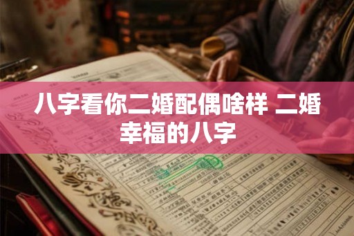 八字看你二婚配偶啥样 二婚幸福的八字 八字看你二婚配偶啥样 二婚幸福的八字