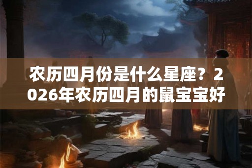 农历四月份是什么星座？2026年农历四月的鼠宝宝好吗？