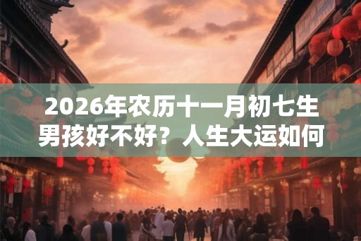 2026年农历十一月初七生男孩好不好?人生大运如何? 2026年农历十一月初七生男孩好不好?人生大运如何?