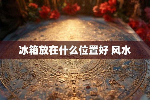 冰箱放在什么位置好 风水