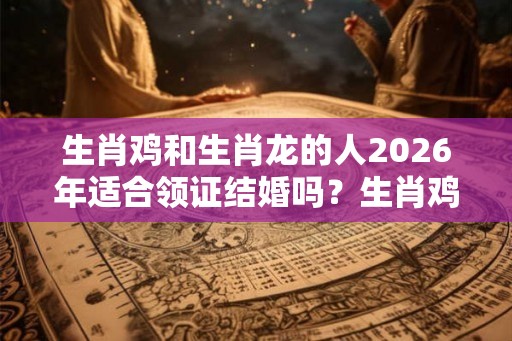 生肖鸡和生肖龙的人2026年适合领证结婚吗?生肖鸡的婚配如何? 生肖鸡和生肖龙的人2026年适合领证结婚吗?生肖鸡的婚配如何?