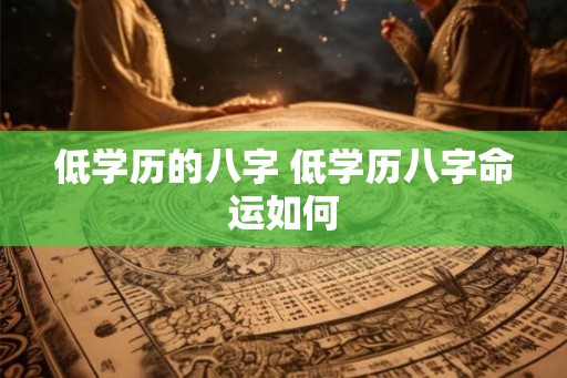 低学历的八字 低学历八字命运如何 低学历的八字 低学历八字命运如何