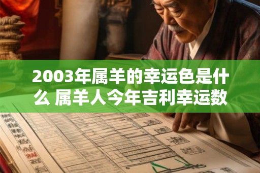 2003年属羊的幸运色是什么 属羊人今年吉利幸运数字是几 2003年属羊的幸运色是什么 属羊人今年吉利幸运数字是几