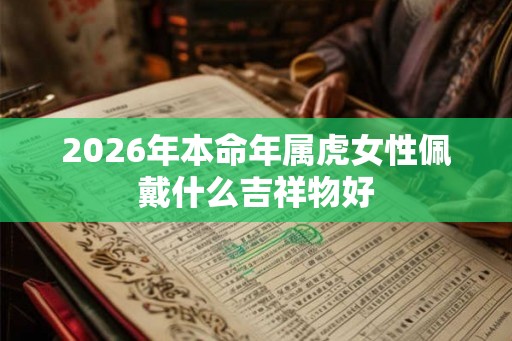 2026年本命年属虎女性佩戴什么吉祥物好