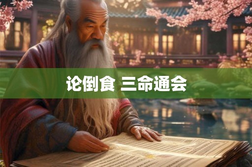 论倒食 三命通会
