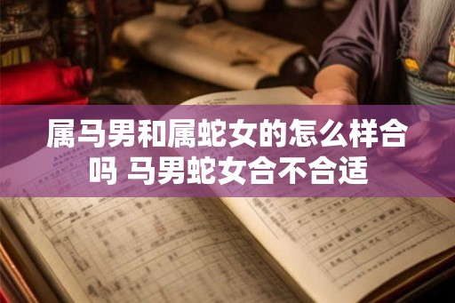 属马男和属蛇女的怎么样合吗 马男蛇女合不合适
