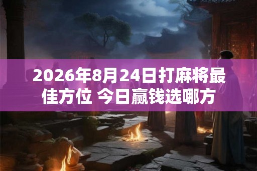 2026年8月24日打麻将最佳方位 今日赢钱选哪方