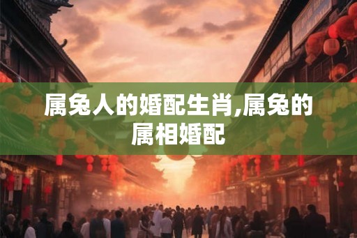 属兔人的婚配生肖,属兔的属相婚配