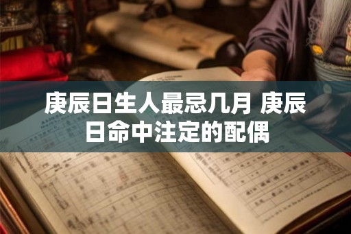 庚辰日生人最忌几月 庚辰日命中注定的配偶