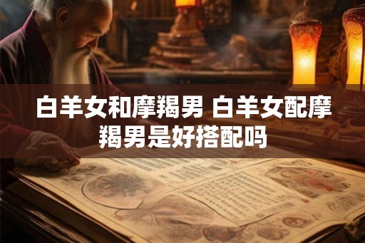 白羊女和摩羯男 白羊女配摩羯男是好搭配吗