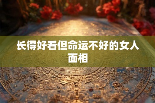 长得好看但命运不好的女人面相
