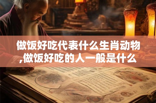 做饭好吃代表什么生肖动物,做饭好吃的人一般是什么样的人