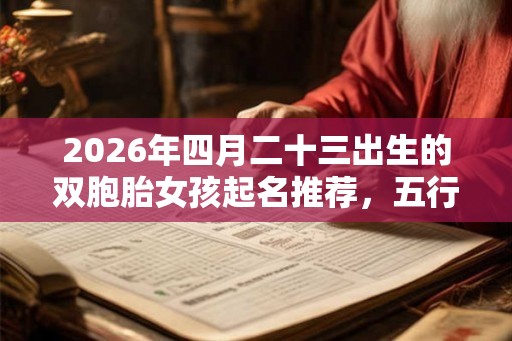 2026年四月二十三出生的双胞胎女孩起名推荐,五行属什么 2026年四月二十三出生的双胞胎女孩起名推荐,五行属什么