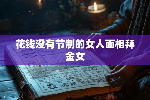 花钱没有节制的女人面相拜金女