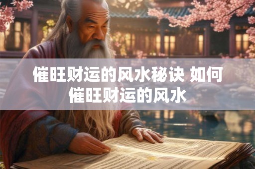 催旺财运的风水秘诀 如何催旺财运的风水 催旺财运的风水秘诀 如何催旺财运的风水