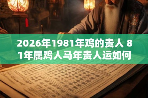 2026年1981年鸡的贵人 81年属鸡人马年贵人运如何