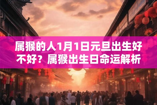 属猴的人1月1日元旦出生好不好？属猴出生日命运解析！